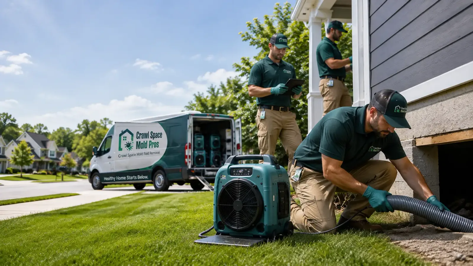 Crawl Space Mold Removal in Vida, OR